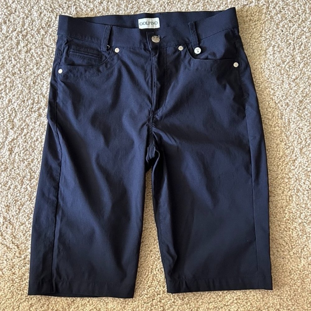 Golfino Navy Bermuda Shorts - Size 4 - XS